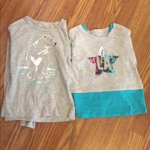 Children’s place & justice longsleeve T-shirt’s